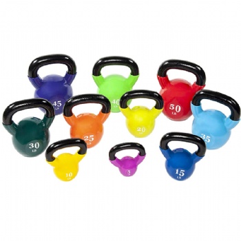 Colorful Pvc Cast Iron Kettlebell