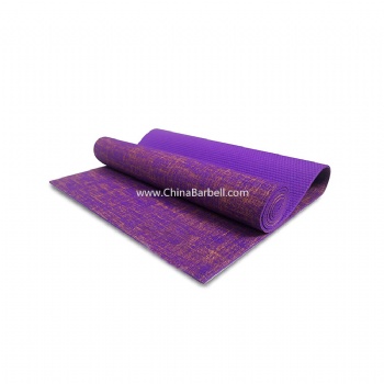 PVC Flax Yoga Mat   -  CB-MT703