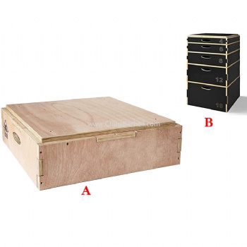 Stackable Wood Plyo Box- CB-CA423